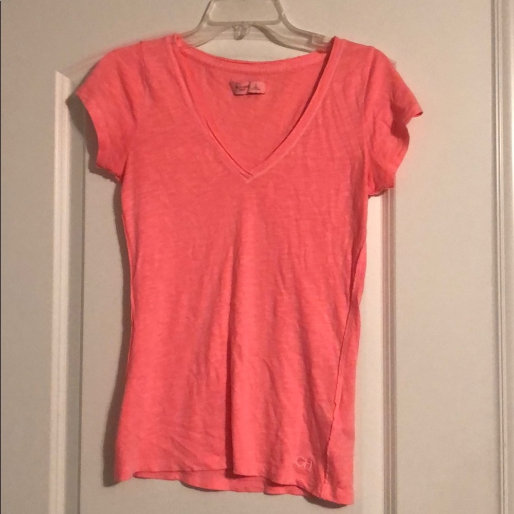 Coral V-neck